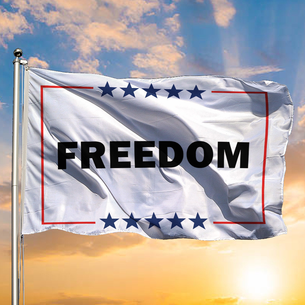 Freedom Flag Charlie Kirk Flag RIP Charlie Kirk Merchandise Patriotic Decorations For Outside Freedom Flag Charlie Kirk Flag RIP Charlie Kirk Merchandise Patriotic Decorations For Outside