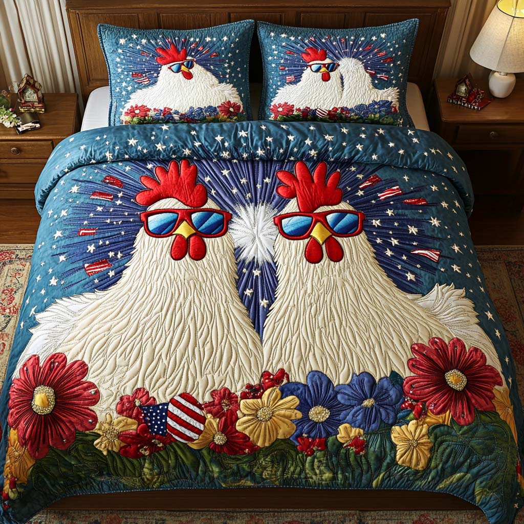 Freedom Flock Quilted Bedding Set Duvet Cover Merch Patriotic Mothers Day Gifts Freedom Flock Quilted Bedding Set Duvet Cover Merch Patriotic Mothers Day Gifts