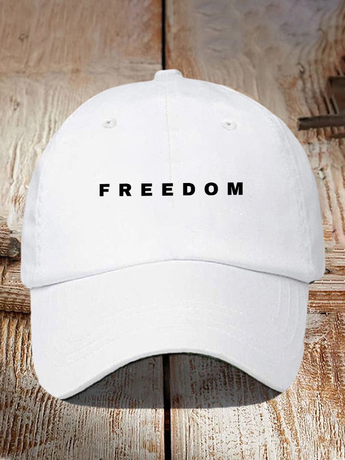 Freedom Hat Charlie Kirk Hat Embroidered Trump MAGA Merch Gifts For Trump Fan Freedom Hat Charlie Kirk Hat Embroidered Trump MAGA Merch Gifts For Trump Fan