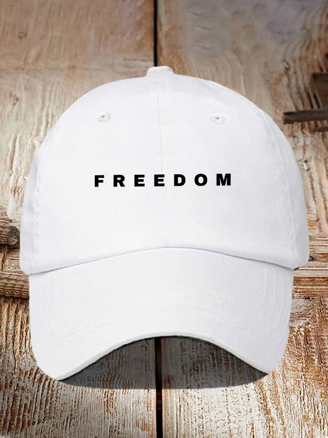Freedom Hat White Charlie Kirk Shooter Hat Gifts For Patriots Freedom Hat White Charlie Kirk Shooter Hat Gifts For Patriots