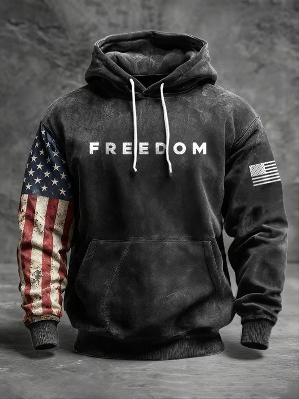 Freedom Hoodie Charlie Kirk American Flag Hoodie Patriotic Gifts For Men Freedom Hoodie Charlie Kirk American Flag Hoodie Patriotic Gifts For Men