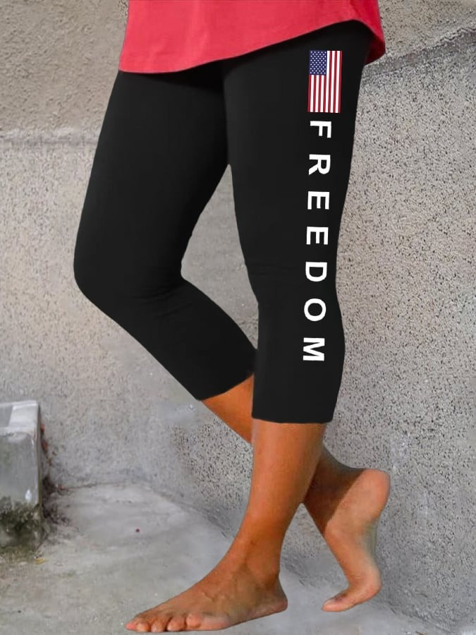 Freedom Legging USA Flag Charlie Kirk Clothing Freedom Patriotic Merch Gifts For Mom Freedom Legging USA Flag Charlie Kirk Clothing Freedom Patriotic Merch Gifts For Mom