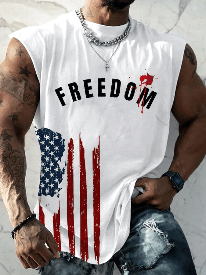 Freedom Muscle Tank American Flag Charlie Kirk Shirt Freedom Clothing Gifts For Patriots Freedom Muscle Tank American Flag Charlie Kirk Shirt Freedom Clothing Gifts For Patriots