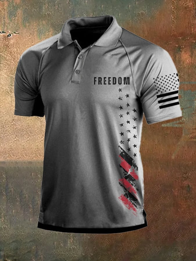 Freedom Polo Shirt Charlie Kirk Shirt Turning Point Freedom Shirt Patriotic Gifts For Dad Freedom Polo Shirt Charlie Kirk Shirt Turning Point Freedom Shirt Patriotic Gifts For Dad
