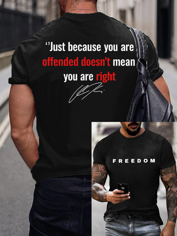 Freedom Shirt Charlie Kirk Shirt MAGA Patriotic Gifts For Husband Freedom Shirt Charlie Kirk Shirt MAGA Patriotic Gifts For Husband