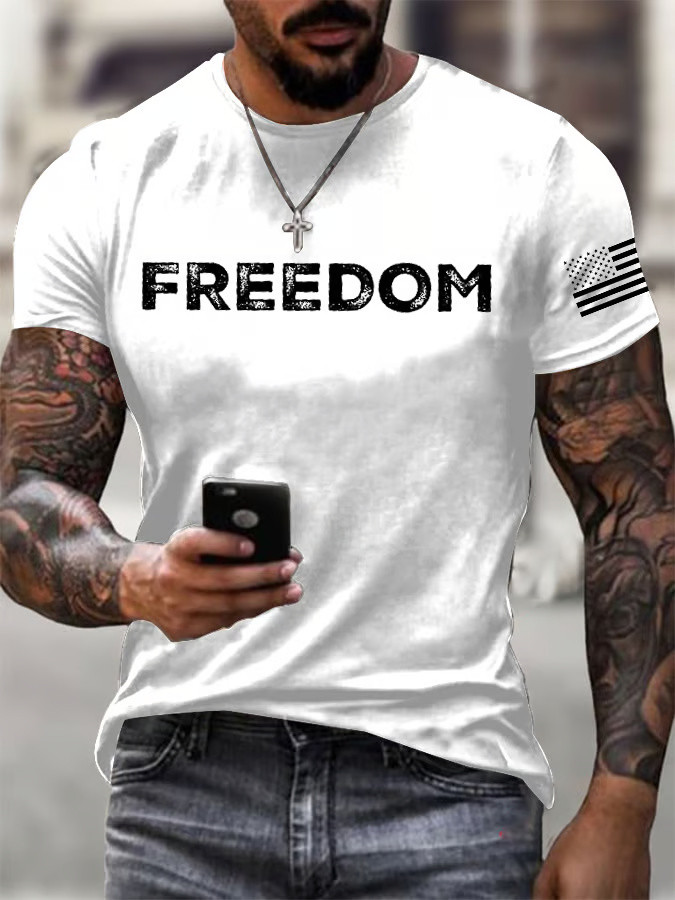 Freedom Shirt Charlie Wore White T-Shirt Charlie Kirk Merch Patriotic Gifts For Husband Freedom Shirt Charlie Wore White T-Shirt Charlie Kirk Merch Patriotic Gifts For Husband