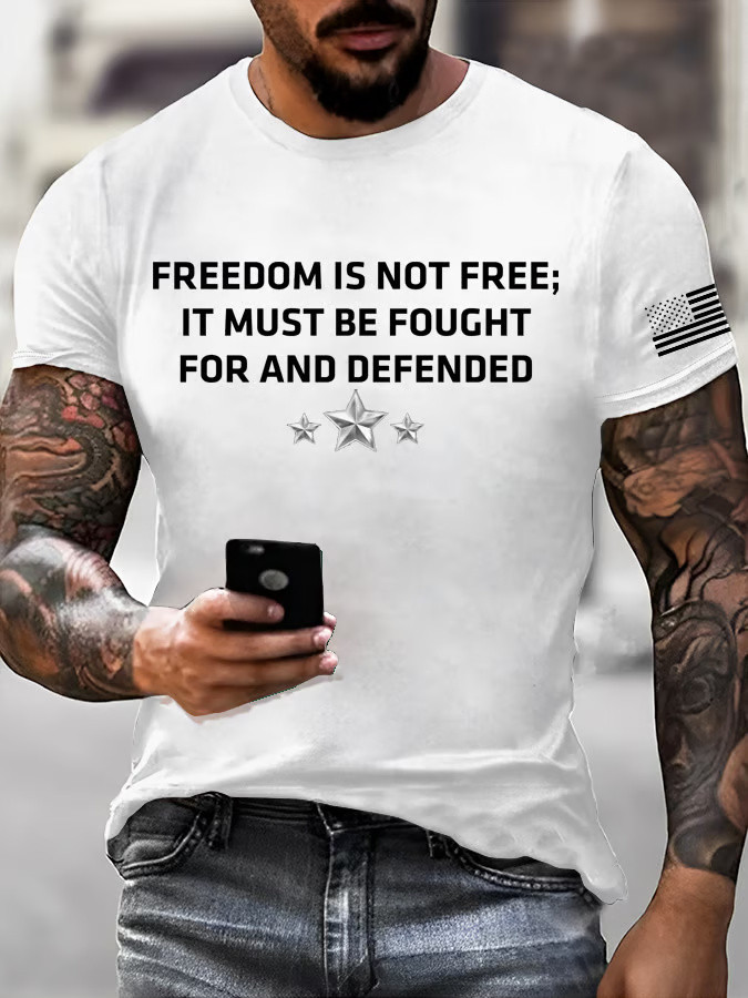 Freedom Shirt Freedom Is Not Free T-Shirt Charlie Kirk Shooters Shirt Gifts For Dad Freedom Shirt Freedom Is Not Free T-Shirt Charlie Kirk Shooters Shirt Gifts For Dad