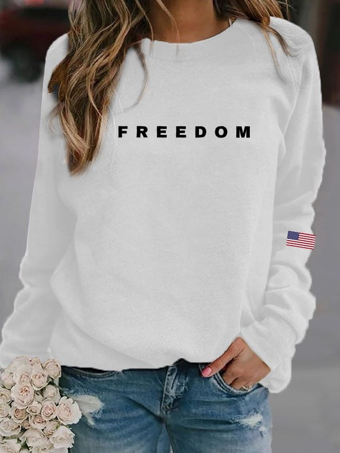 Freedom Sweatshirt Charlie Kirk Sweatshirt Freedom Patriotic Clothing Gifts For Supporters Freedom Sweatshirt Charlie Kirk Sweatshirt Freedom Patriotic Clothing Gifts For Supporters