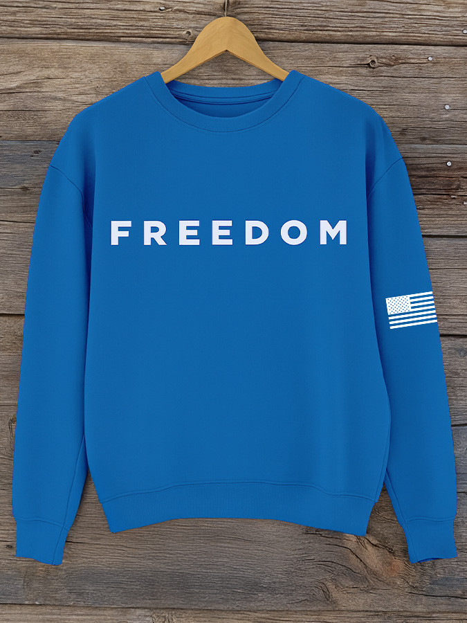 Freedom Sweatshirt Royal Charlie Kirk Sweatshirt Charlie Kirk Shooters Merchandise Gifts For Mom Freedom Sweatshirt Royal Charlie Kirk Sweatshirt Charlie Kirk Shooters Merchandise Gifts For Mom