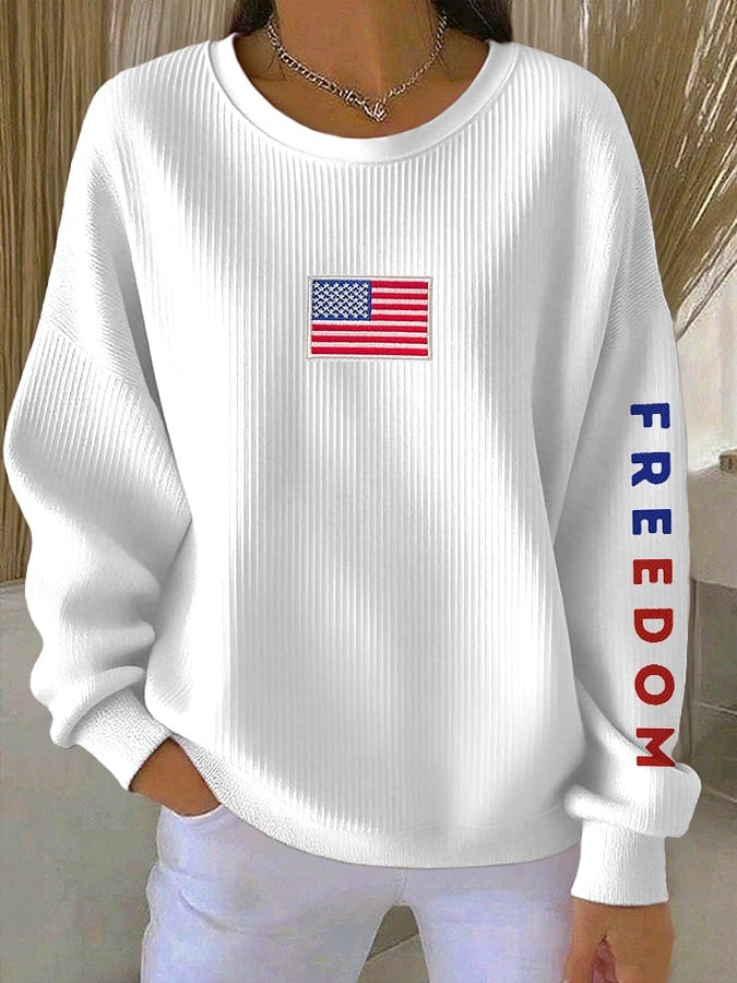 Freedom Sweatshirt USA Flag Charlie Kirk Sweatshirt Gifts For Trump Supporters Freedom Sweatshirt USA Flag Charlie Kirk Sweatshirt Gifts For Trump Supporters
