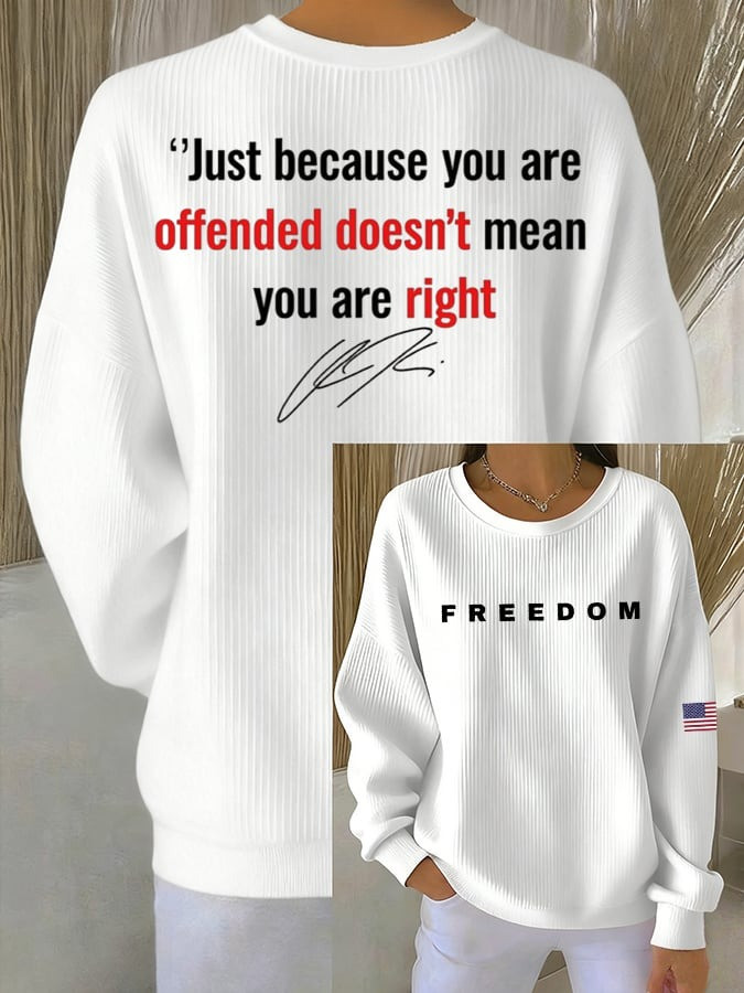 Freedom Sweatshirt White RIP Charlie Kirk Sweatshirt Gifts For Charlie Kirk Memorial Freedom Sweatshirt White RIP Charlie Kirk Sweatshirt Gifts For Charlie Kirk Memorial