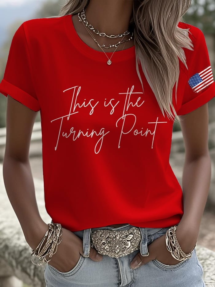 Freedom V-neck Shirt This Is The Turning Point Shirt Charlie Kirk T-Shirt Patriotic Gifts Freedom V-neck Shirt This Is The Turning Point Shirt Charlie Kirk T-Shirt Patriotic Gifts