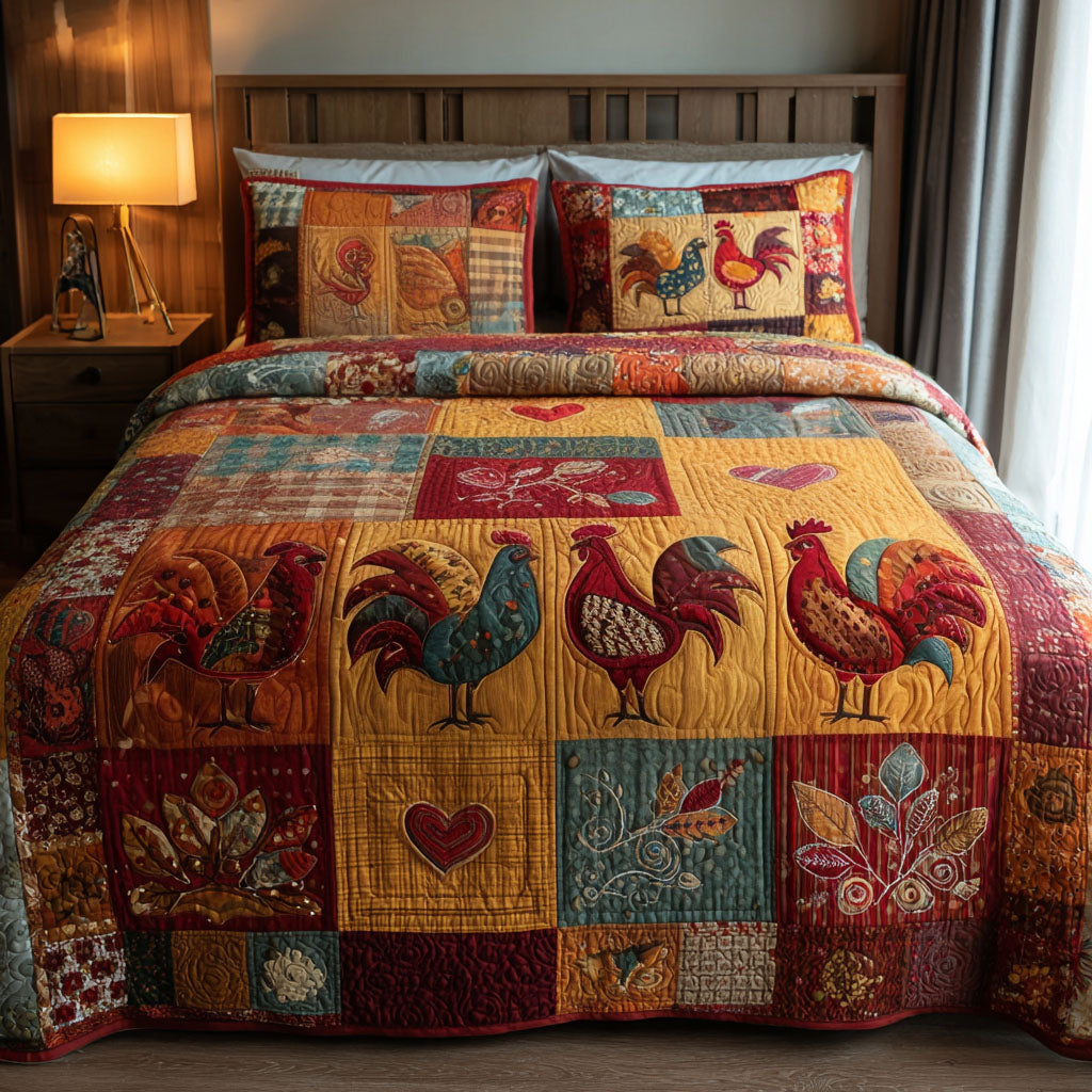 Freshly Hatched Quilted Bedding Set Duvet Cover Merch Chicken Gifts For Humans Freshly Hatched Quilted Bedding Set Duvet Cover Merch Chicken Gifts For Humans