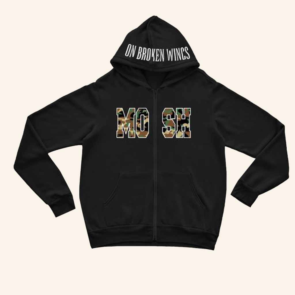 Friends Family Forever Merch On Broken Wings Mosh Zip Hoodie Birthday Ideas For Husband Friends Family Forever Merch On Broken Wings Mosh Zip Hoodie Birthday Ideas For Husband