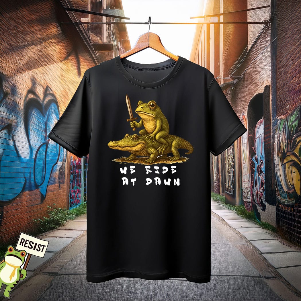 Frog Adventure T-Shirt Fun Gift for Nature Lovers Portland Frog Protest Merch