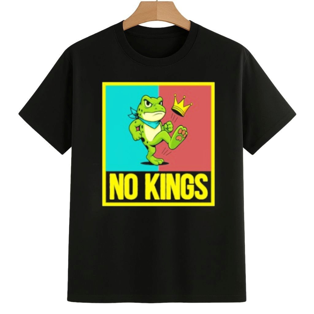 Frog No Kings in America Anti ICE Shirt Portland Frog Resist Merch