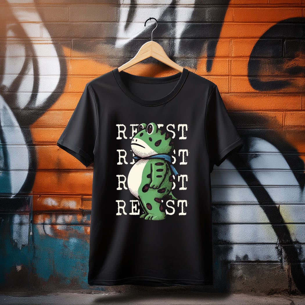 Frog Protest Resist Club Shirt Anti ICE Frog Merch Frog Protest Resist Club Shirt Anti ICE Frog Merch