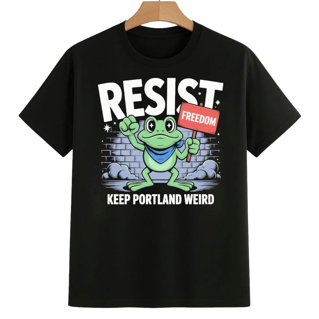 Frog Resist Keep Portland Weird Anti ICE Shirt No Kings 8647 Movement Merch Frog Resist Keep Portland Weird Anti ICE Shirt No Kings 8647 Movement Merch
