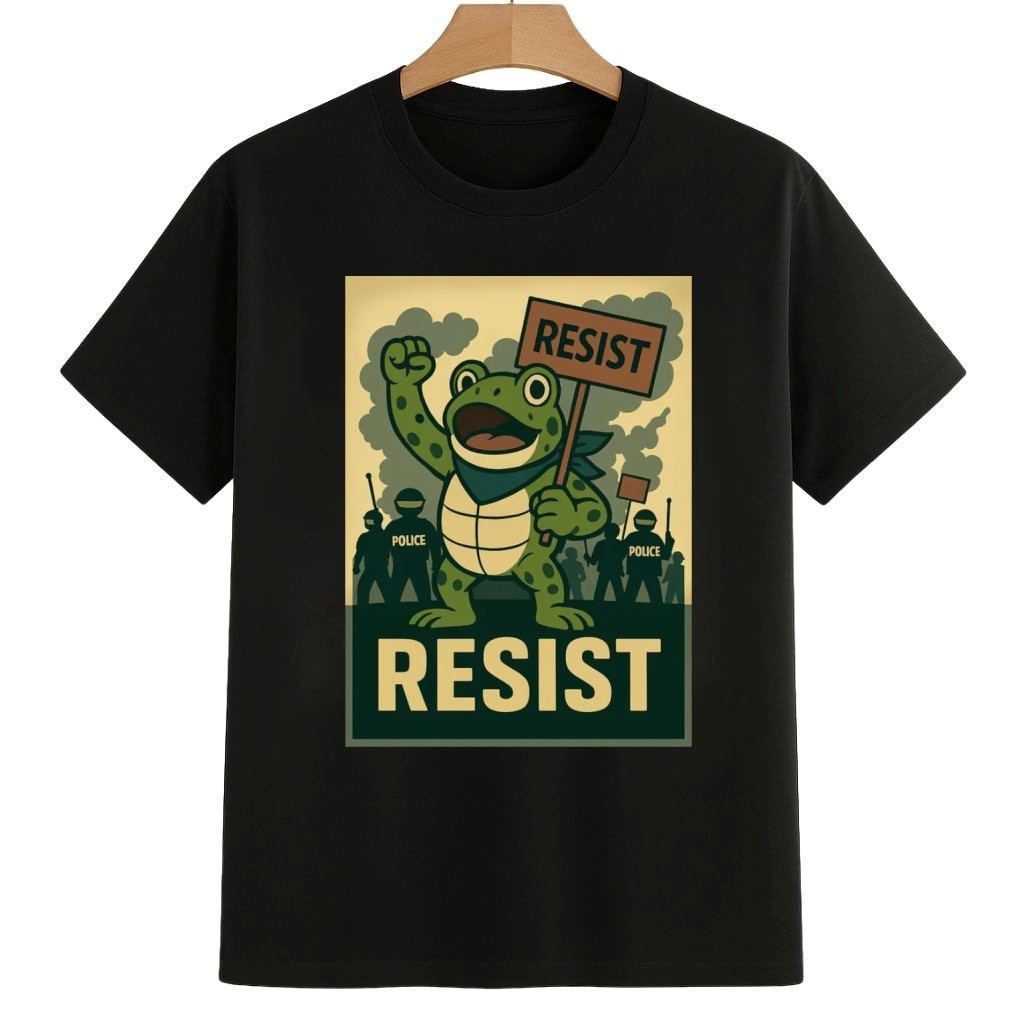 Frog Resist Police ICE Shirt Portland Frog Protest Merch Frog Resist Police ICE Shirt Portland Frog Protest Merch