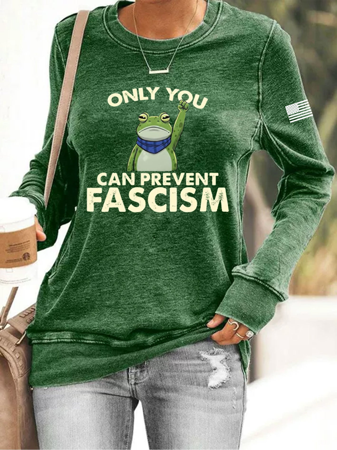 Frog Resist Sweatshirt Only You Can Prevent Fascism Sweatshirt No Kings In America Merch Frog Resist Sweatshirt Only You Can Prevent Fascism Sweatshirt No Kings In America Merch