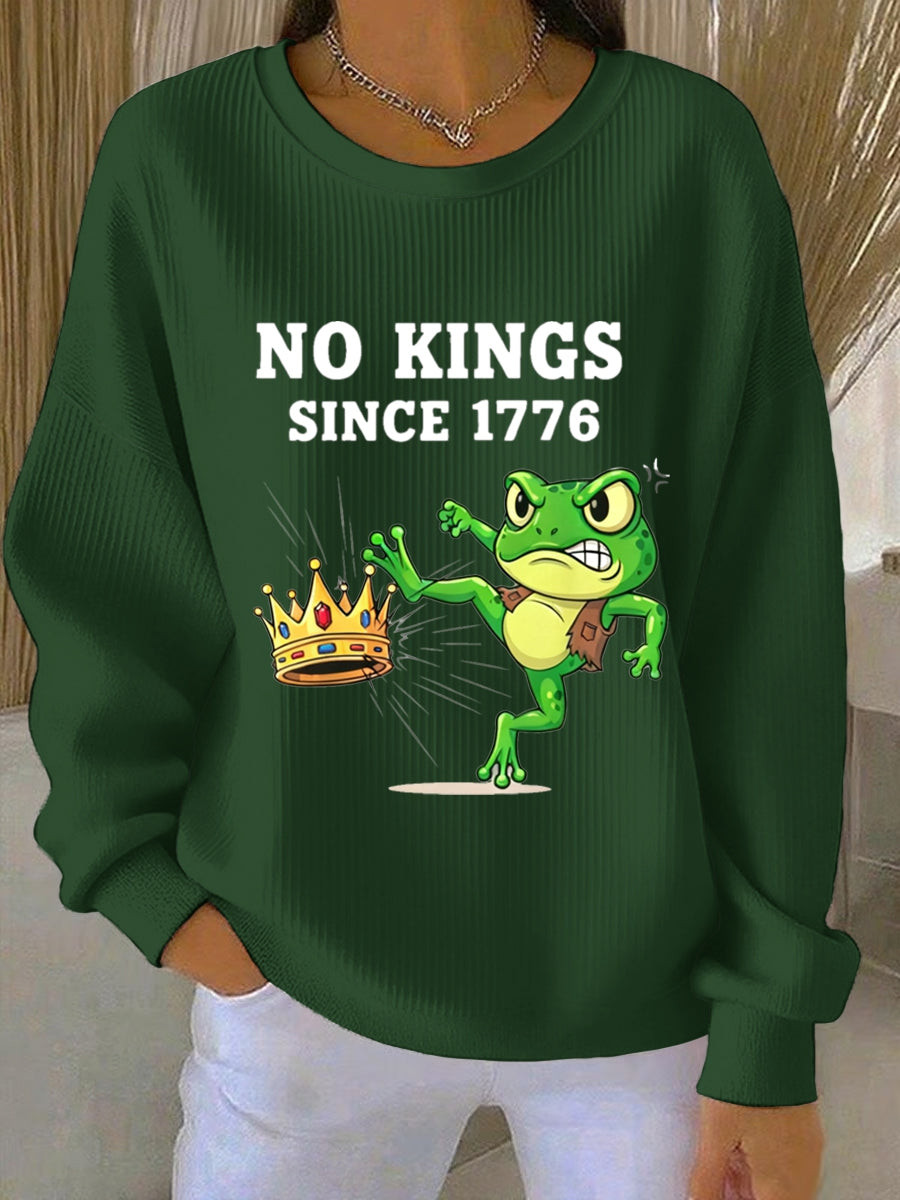 Frog Resist Sweatshirt Resist Portland Frog NO KINGS SINCE 1776 Sweatshirt No Kings In America Frog Resist Sweatshirt Resist Portland Frog NO KINGS SINCE 1776 Sweatshirt No Kings In America
