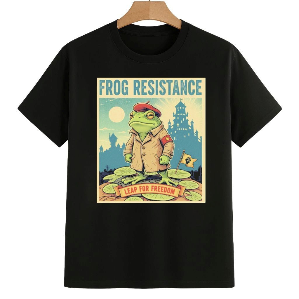 Frog Resistance Leap For Freesom Shirt Anti ICE Frog Merch