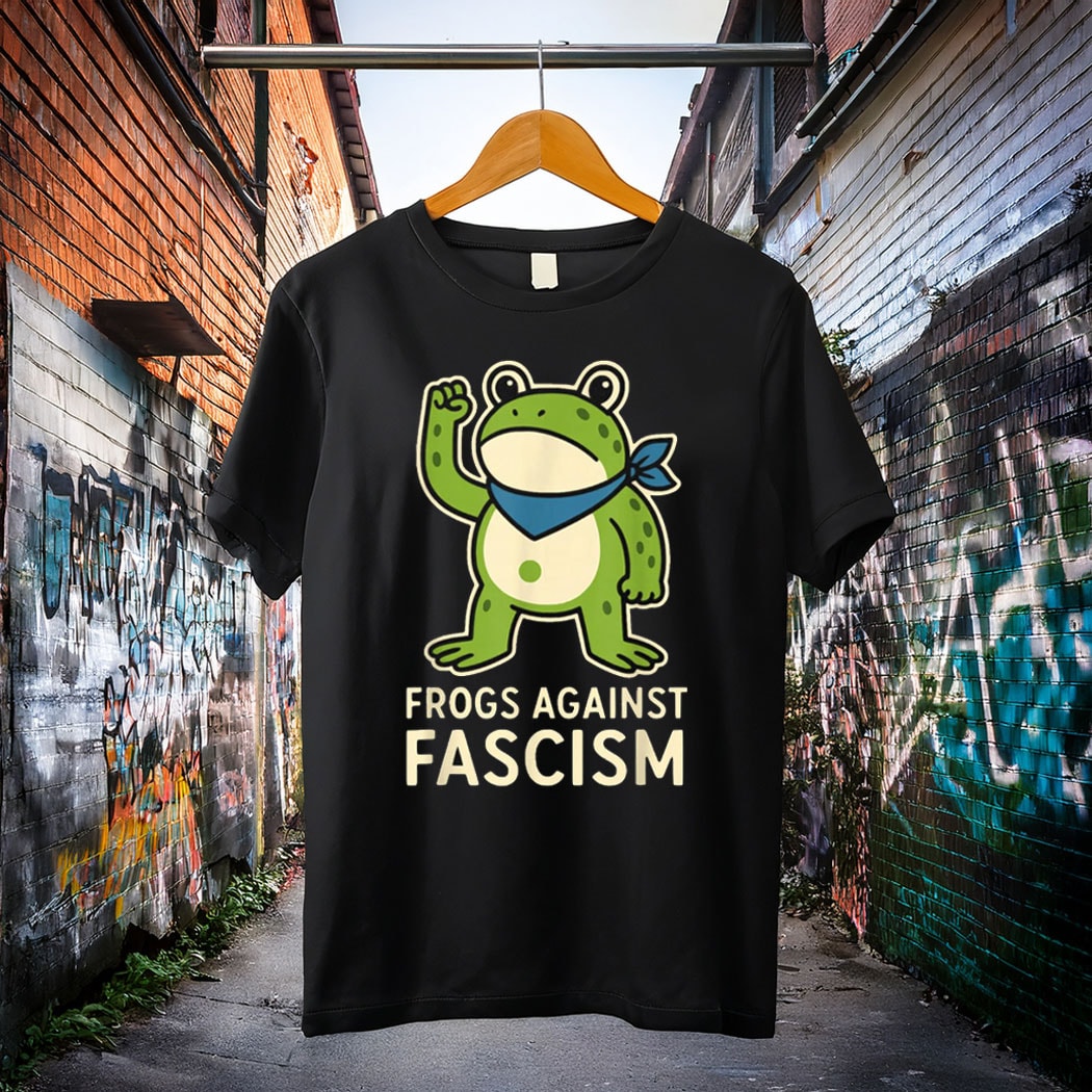 Frogs Against Fascism Portland Frog Protest T-shirt Pro Democracy Frog Merch