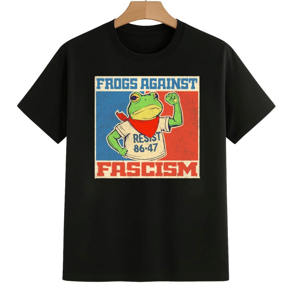 Frogs Against Fascism Resist Shirt Anti ICE Frog Merch Frogs Against Fascism Resist Shirt Anti ICE Frog Merch