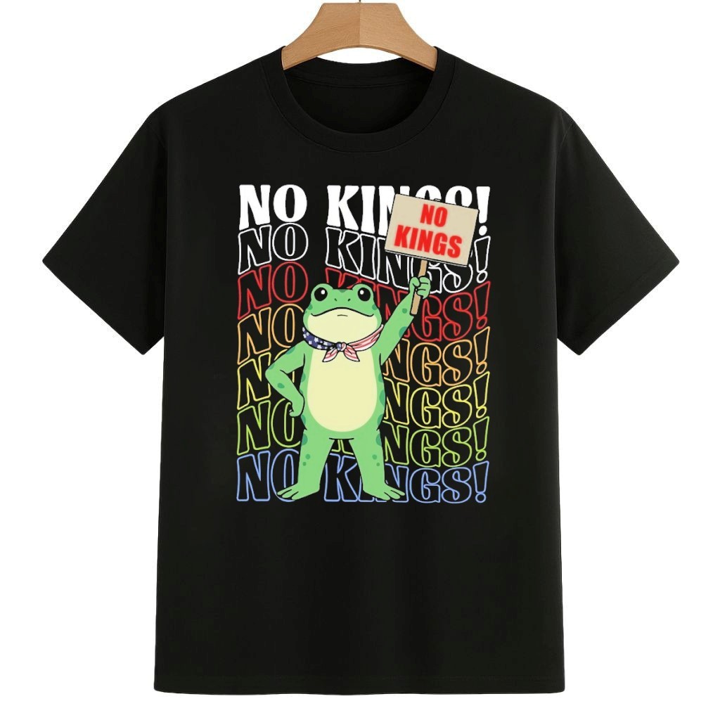 Frogs Portland Anti Trump No Kings Shirt Portland Frog Against ICE Merch