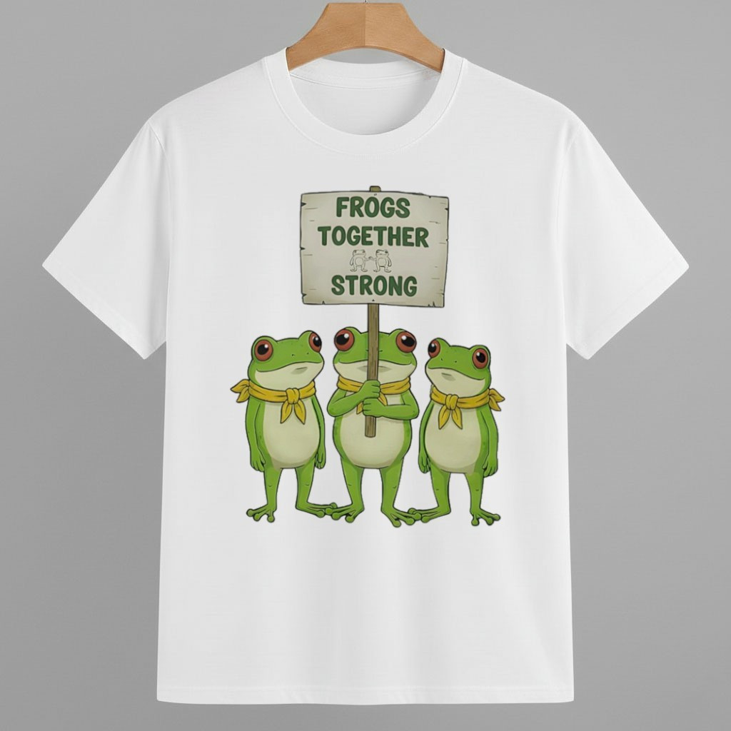 Frogs Together Strong Portland Anti ICe Shirt Portland Frog Protest Merch Frogs Together Strong Portland Anti ICe Shirt Portland Frog Protest Merch