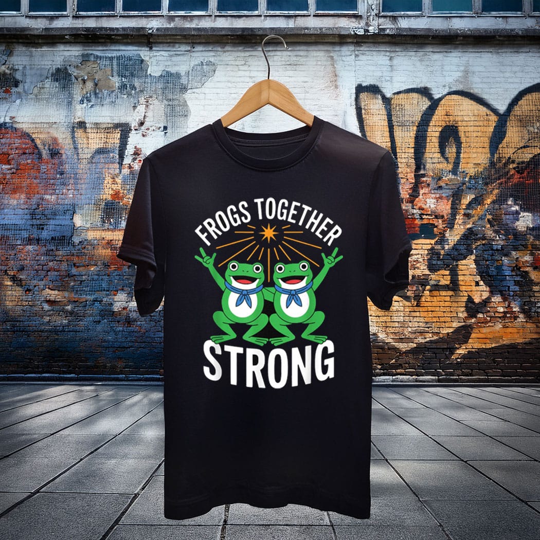 Frogs Together Strong Resist Portland Shirt Portland Frog Against ICE Merch Frogs Together Strong Resist Portland Shirt Portland Frog Against ICE Merch