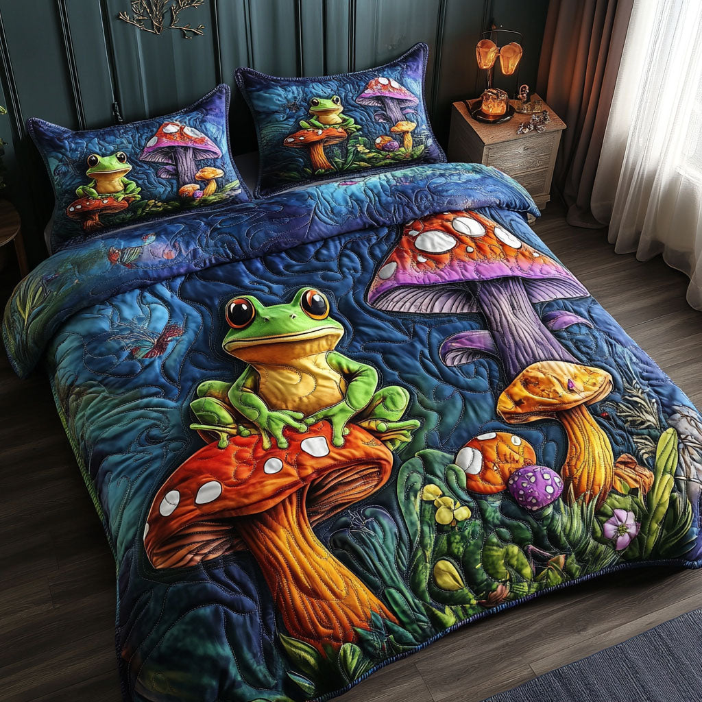 Funky Frogs Quilted Bedding Set Duvet Cover Bed Sheet Set Cute Frog Things To Buy Funky Frogs Quilted Bedding Set Duvet Cover Bed Sheet Set Cute Frog Things To Buy