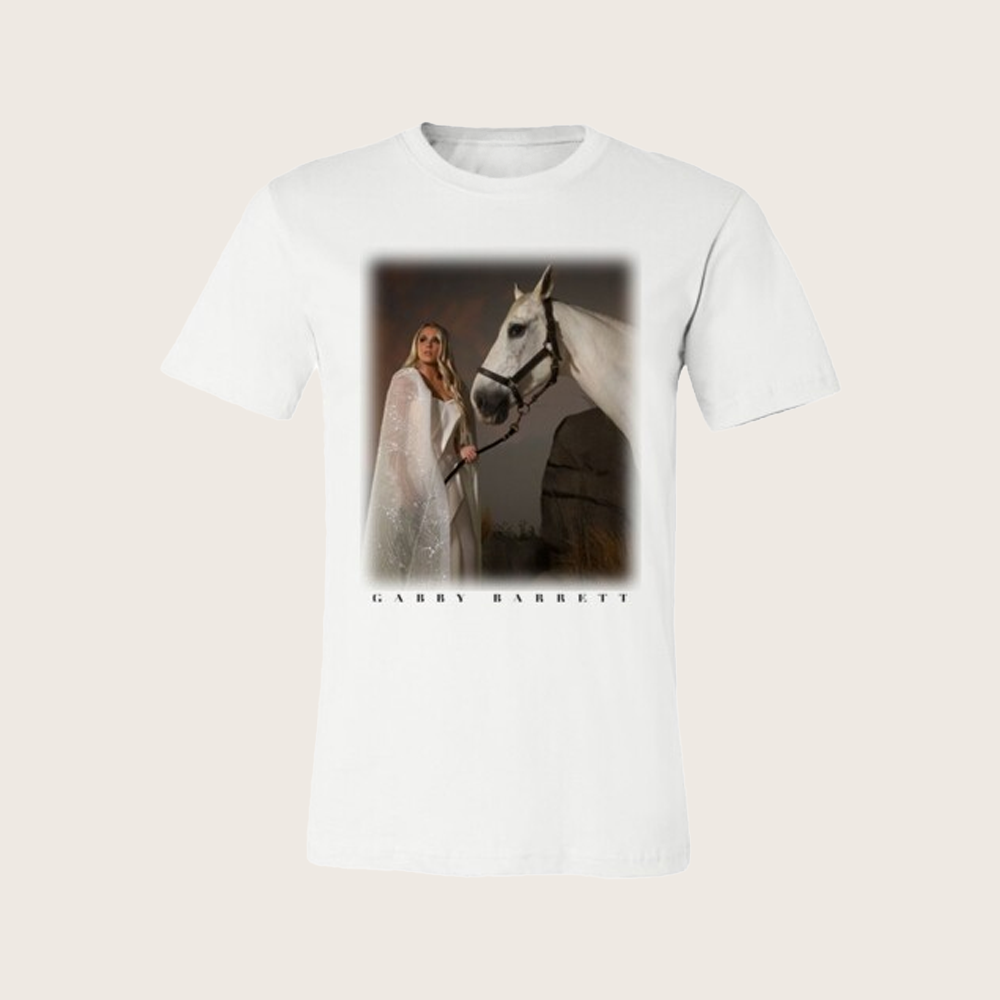 Gabby Barrett Merch Gabby And Horse Photo T-Shirt Gifts For Music Enthusiasts Gabby Barrett Merch Gabby And Horse Photo T-Shirt Gifts For Music Enthusiasts