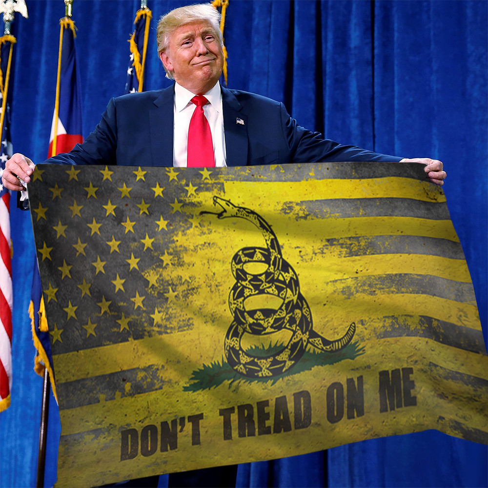 Gadsden Flag Old Vintage Don't Tread On Me Flag Second Amendment Patriotic Merchandise Gadsden Flag Old Vintage Don't Tread On Me Flag Second Amendment Patriotic Merchandise