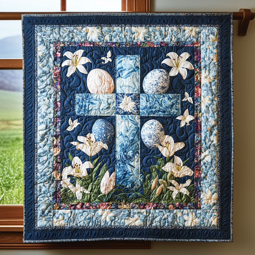 Garden of Grace Quilted Blanket Cute Colorful Blanket Easter Present Ideas Garden of Grace Quilted Blanket Cute Colorful Blanket Easter Present Ideas