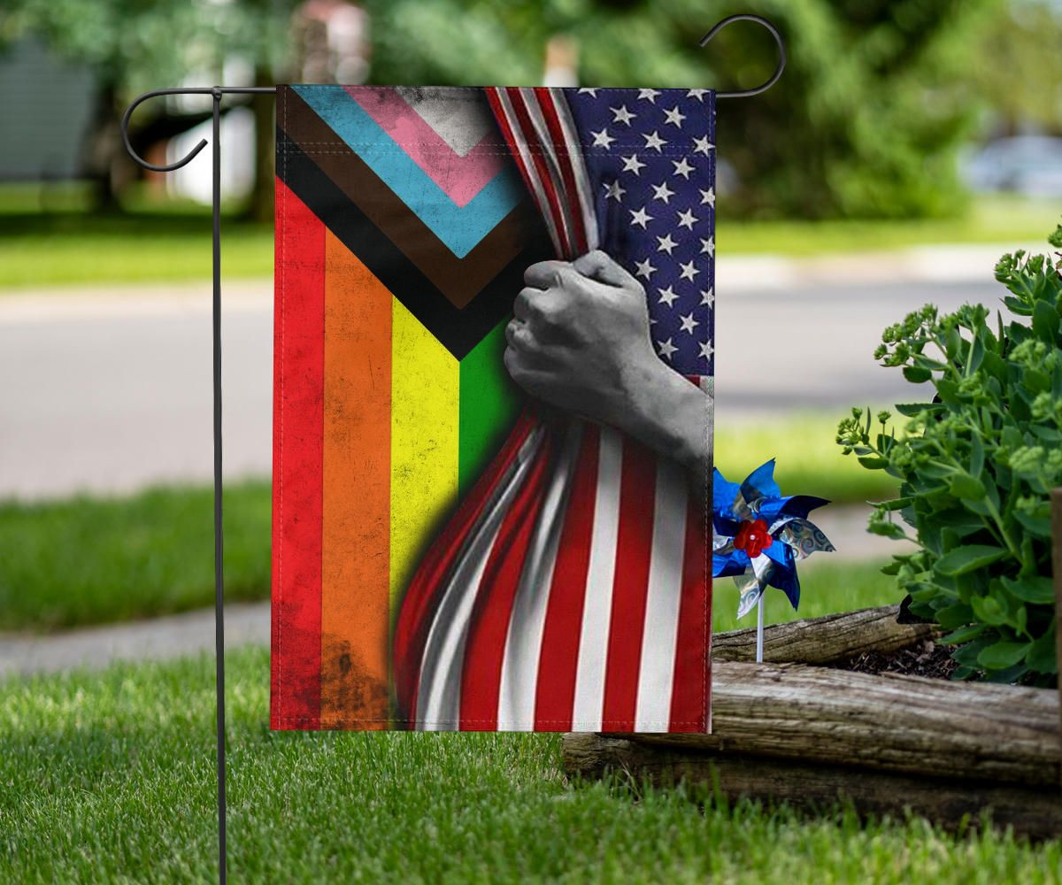 Gay Pride Rainbow American Flag Perfect For Showing Your Pride Community Support LGBT Flag Gay Pride Rainbow American Flag Perfect For Showing Your Pride Community Support LGBT Flag