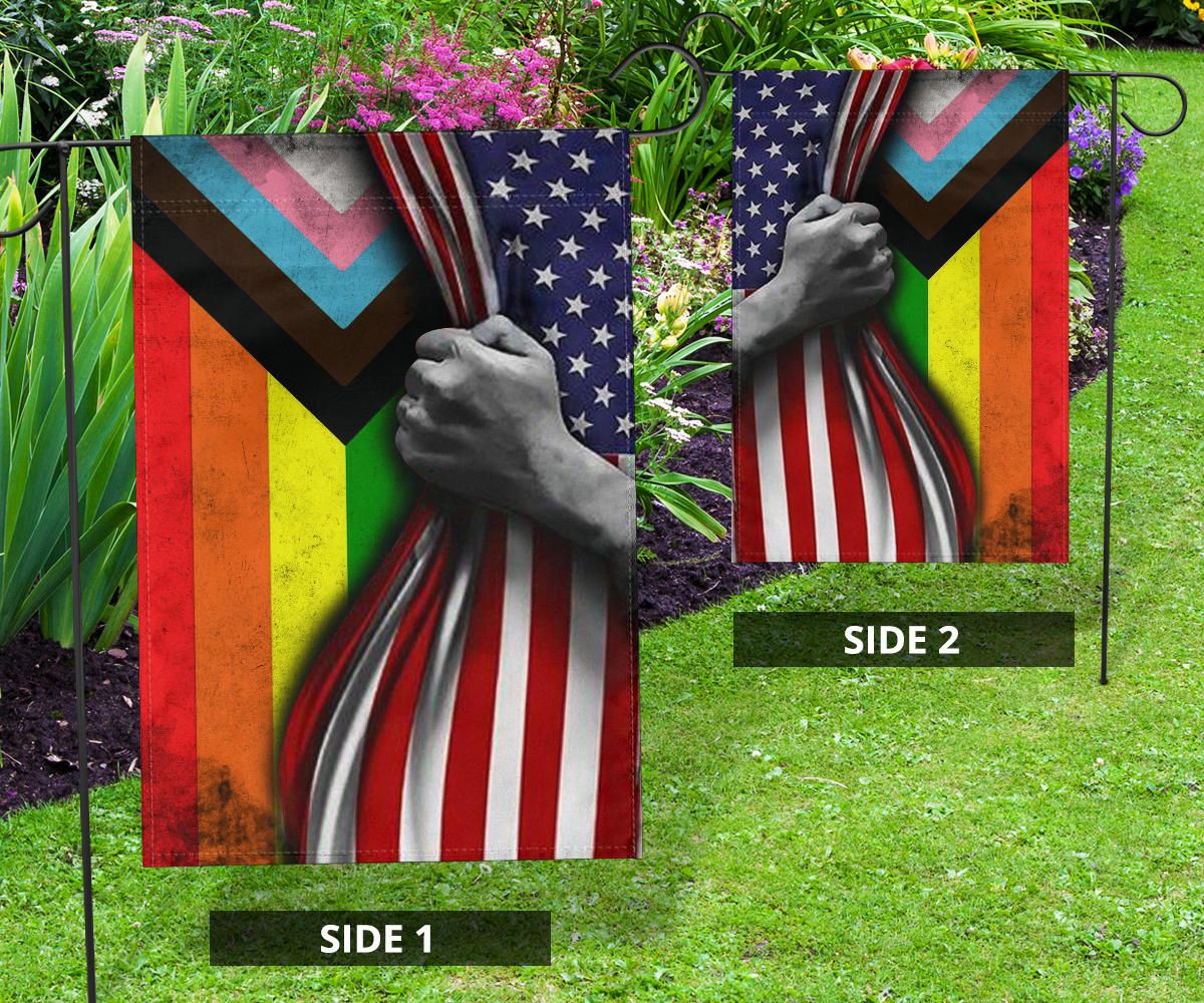 Gay Pride Rainbow American Flag Perfect For Showing Your Pride Community Support LGBT Flag Gay Pride Rainbow American Flag Perfect For Showing Your Pride Community Support LGBT Flag