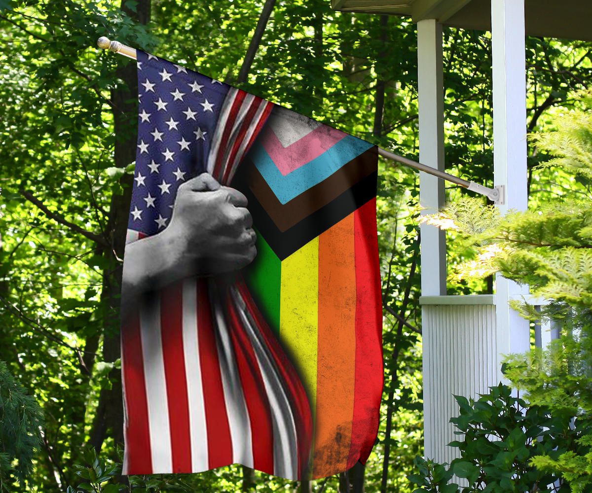 Gay Pride Rainbow American Flag Perfect For Showing Your Pride Community Support LGBT Flag Gay Pride Rainbow American Flag Perfect For Showing Your Pride Community Support LGBT Flag