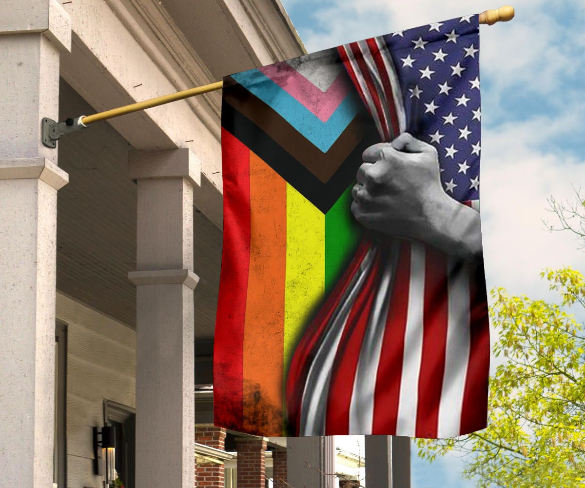 Gay Pride Rainbow American Flag Perfect For Showing Your Pride Community Support LGBT Flag Gay Pride Rainbow American Flag Perfect For Showing Your Pride Community Support LGBT Flag