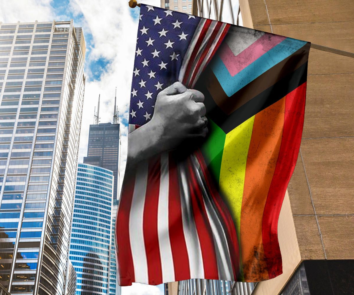 Gay Pride Rainbow American Flag Perfect For Showing Your Pride Community Support LGBT Flag Gay Pride Rainbow American Flag Perfect For Showing Your Pride Community Support LGBT Flag