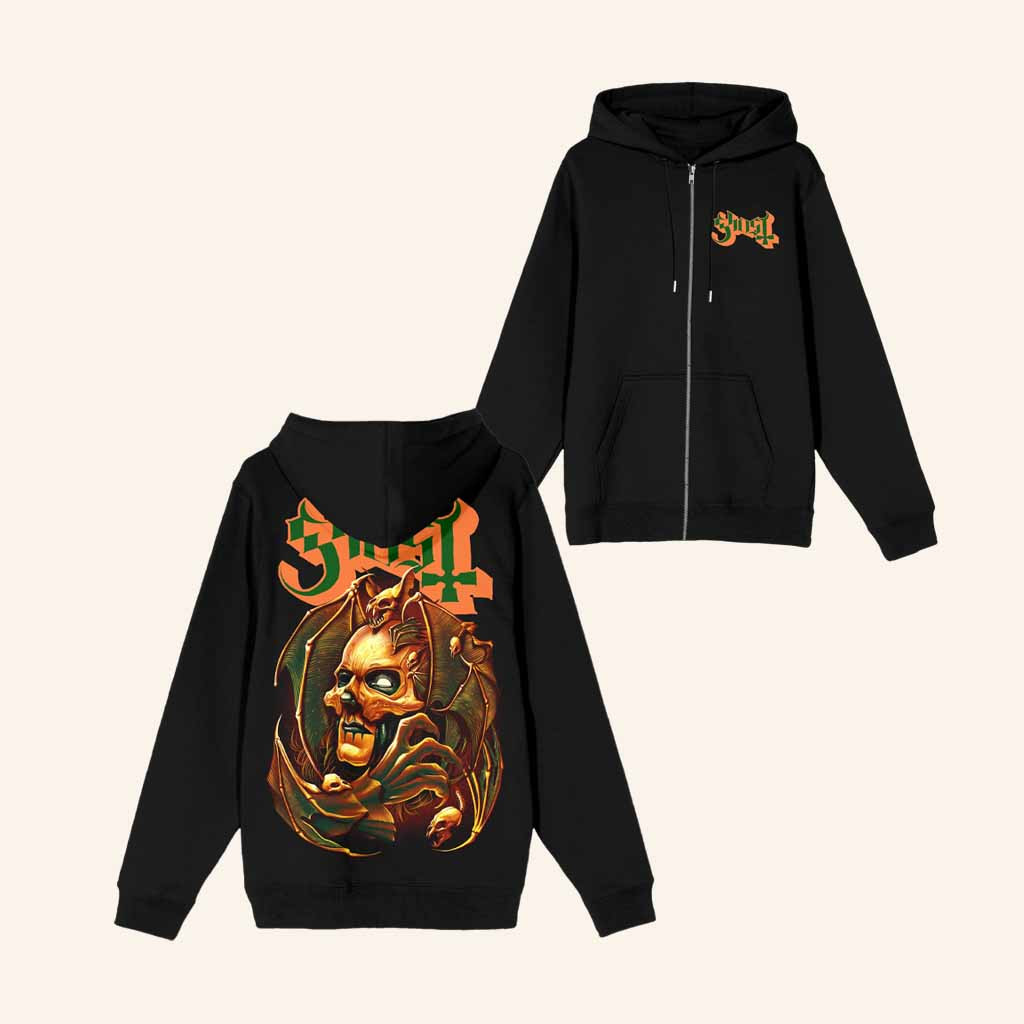 Ghost Merch Feeders On Black Zip Hoodie Halloween Present For Husband Ghost Merch Feeders On Black Zip Hoodie Halloween Present For Husband