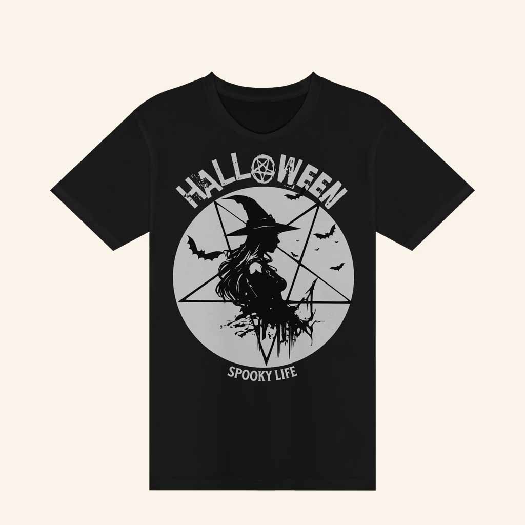 Ghouls Merch Halloween Witch Spooky Life Shirt Best Halloween Gifts For Friend Ghouls Merch Halloween Witch Spooky Life Shirt Best Halloween Gifts For Friend