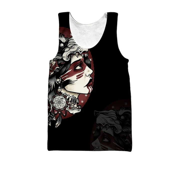 Girl Native American Tank Top Native Pride Clothing For Mens Gifts Girl Native American Tank Top Native Pride Clothing For Mens Gifts