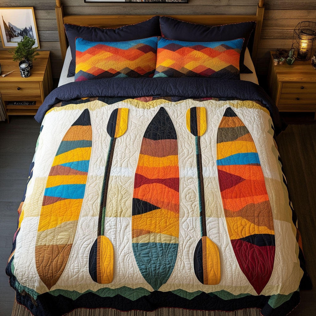 Glide Journey Quilted Bedding Set Duvet Cover Bedspreads Great Gifts For Kayakers Glide Journey Quilted Bedding Set Duvet Cover Bedspreads Great Gifts For Kayakers