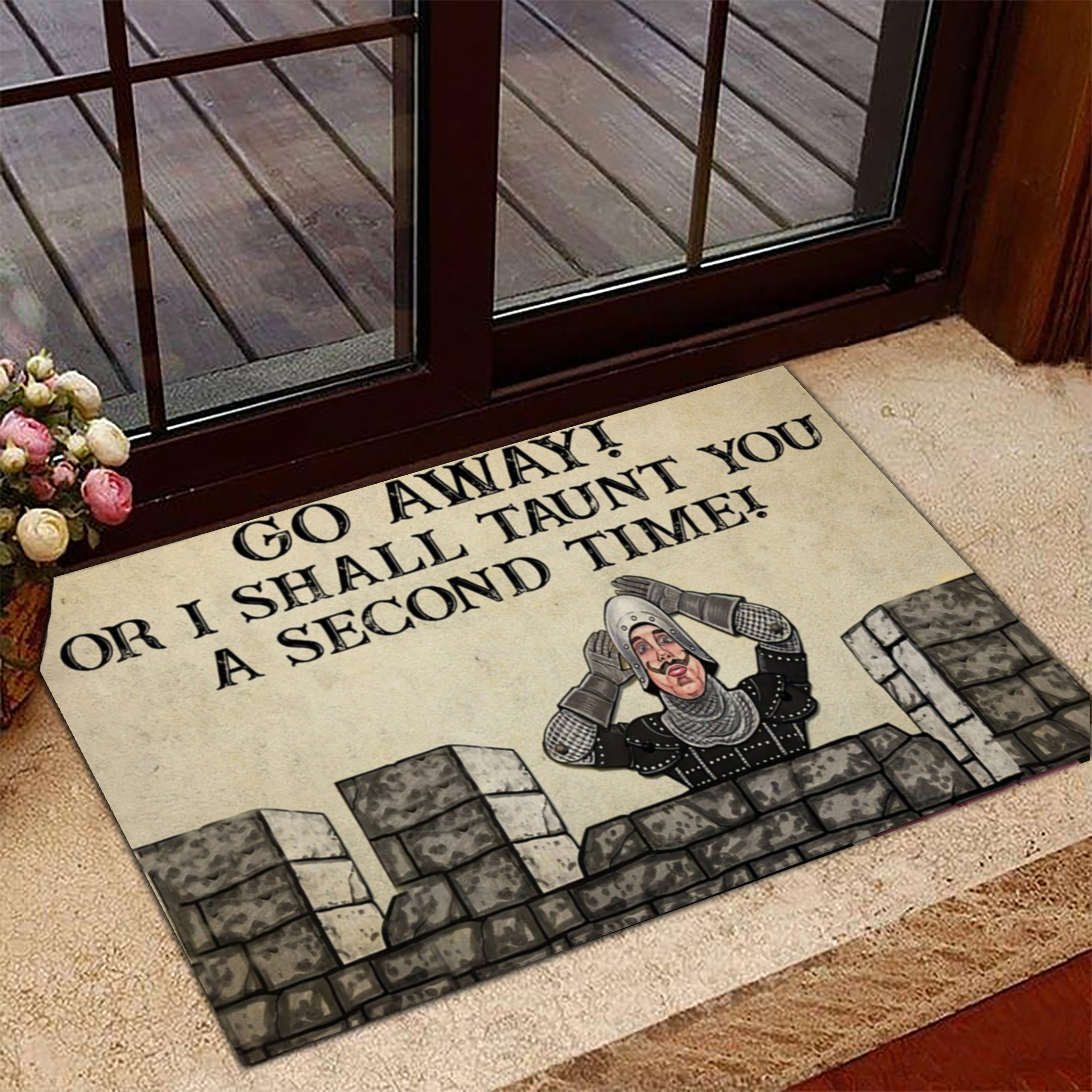 Go Away Or I Shall Taunt You A Second Time Doormat Monty Python Doormat New House Gift Ideas Go Away Or I Shall Taunt You A Second Time Doormat Monty Python Doormat New House Gift Ideas