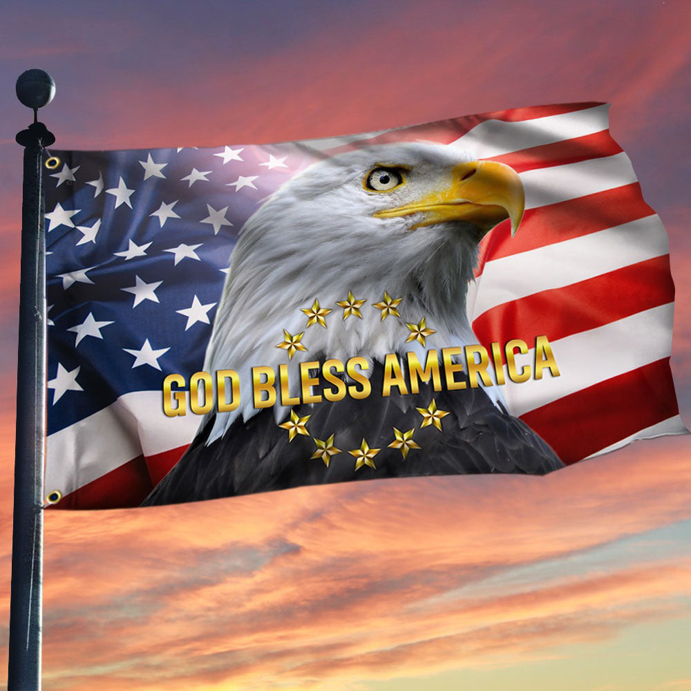 God Bless America Flag Bald Eagle Patriotic American Flag Patriot Merchandise God Bless America Flag Bald Eagle Patriotic American Flag Patriot Merchandise