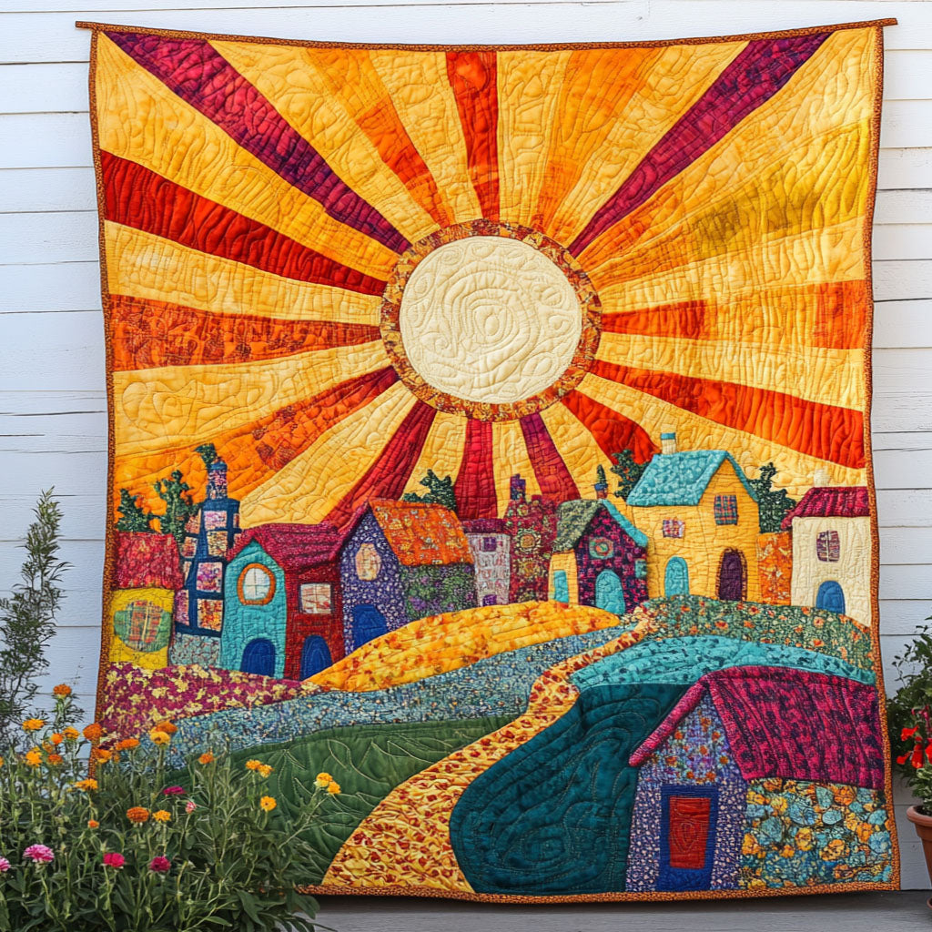 Golden Awakening Quilted Blanket Sofa Throw Blanket Birthday Gifts For Teens Golden Awakening Quilted Blanket Sofa Throw Blanket Birthday Gifts For Teens