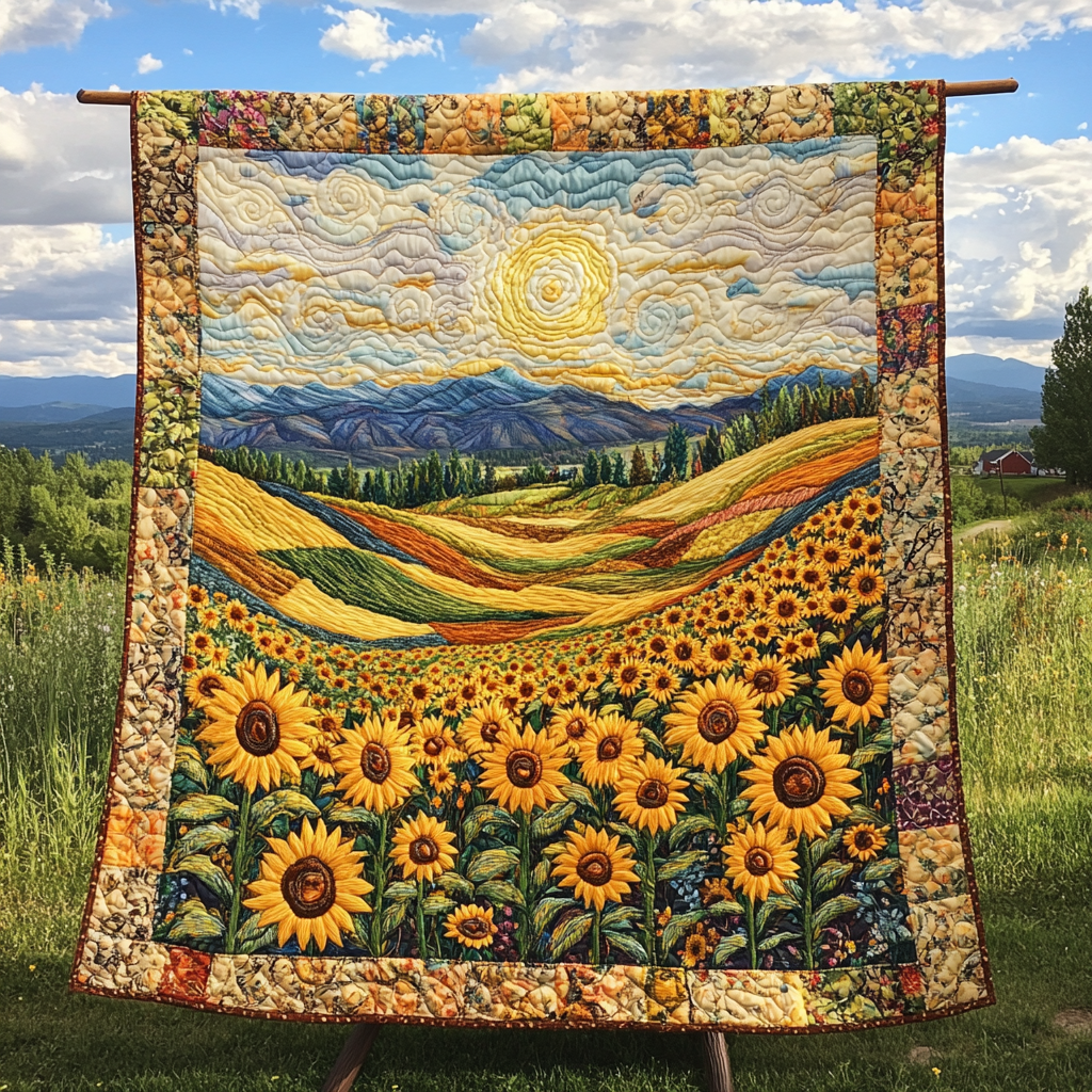 Golden Glow Quilted Blanket Sofa Throw Blanket Granny Xmas Gifts Golden Glow Quilted Blanket Sofa Throw Blanket Granny Xmas Gifts