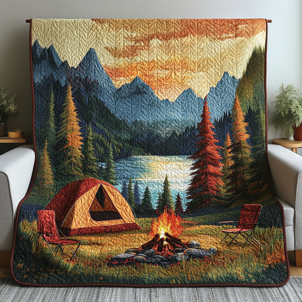 Golden Hour Getaway Quilted Blanket Cute Colorful Blanket Great Camping Gifts Christmas Golden Hour Getaway Quilted Blanket Cute Colorful Blanket Great Camping Gifts Christmas