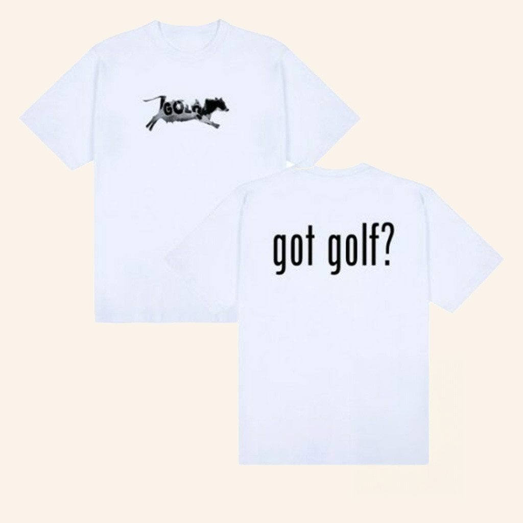 Golf Wang Merch Cow Got Golf White T-Shirt Best Christmas Gifts For Boyfriend Golf Wang Merch Cow Got Golf White T-Shirt Best Christmas Gifts For Boyfriend